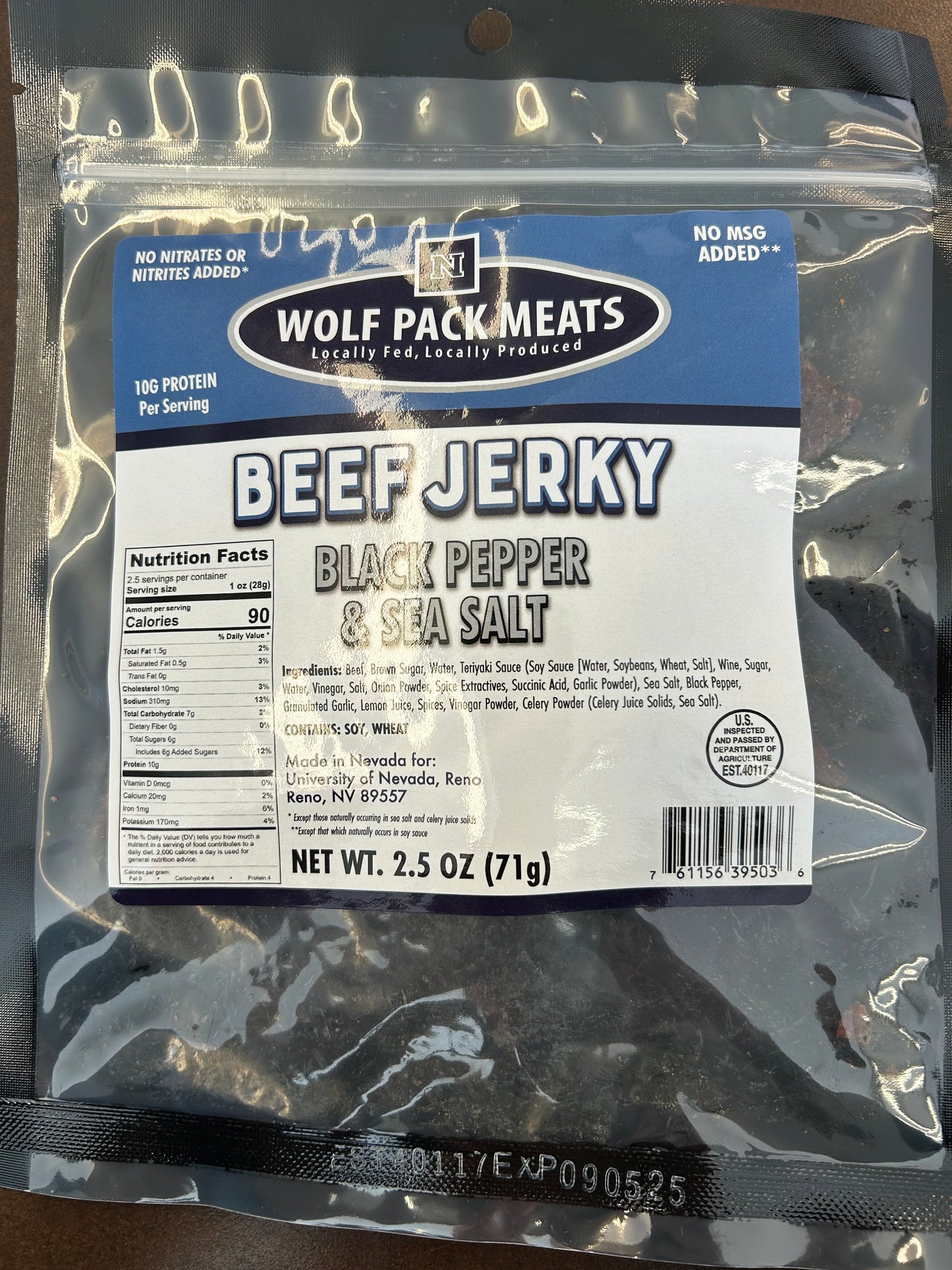 Beef Jerky - Black Pepper & Sea Salt