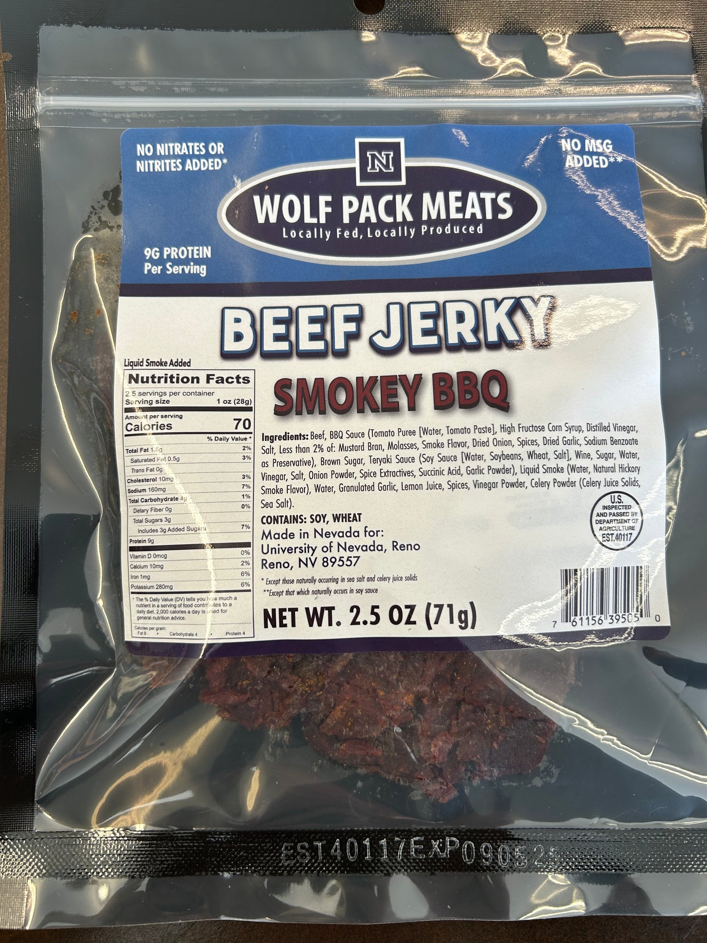 Beef Jerky - Smokey BBQ