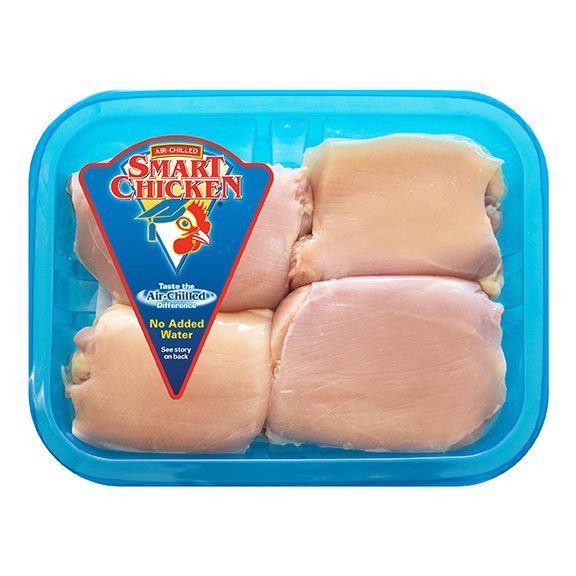 Smart Chicken Bone-In Thighs - 1.6 lb. Pack - Online Price/Item