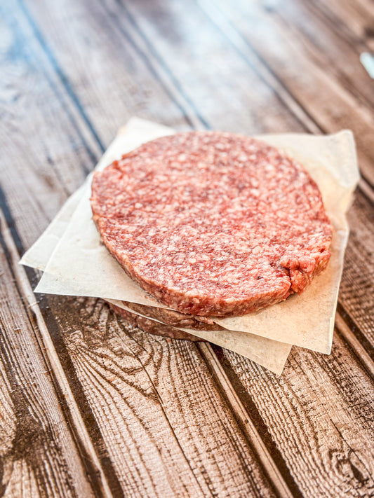 Ground Beef Patties 80/20 - 4:1 (4 oz.) - 2 lb. Pack