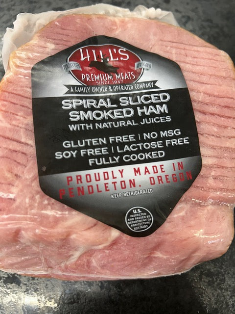 Boneless spiral sliced smoked ham 